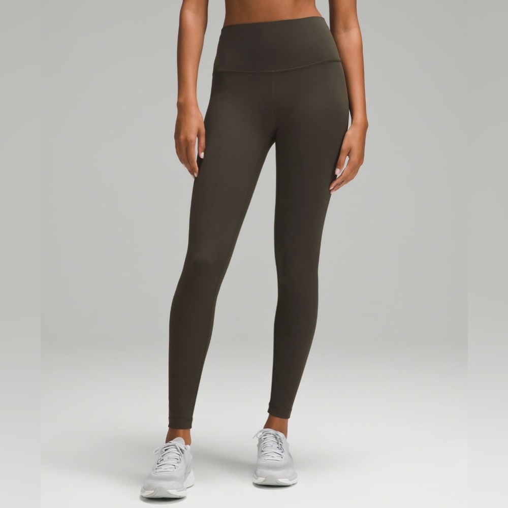 Women’s Lululemon Wunder Train High-Rise Legging | Dark Olive | Size 2 | 28”